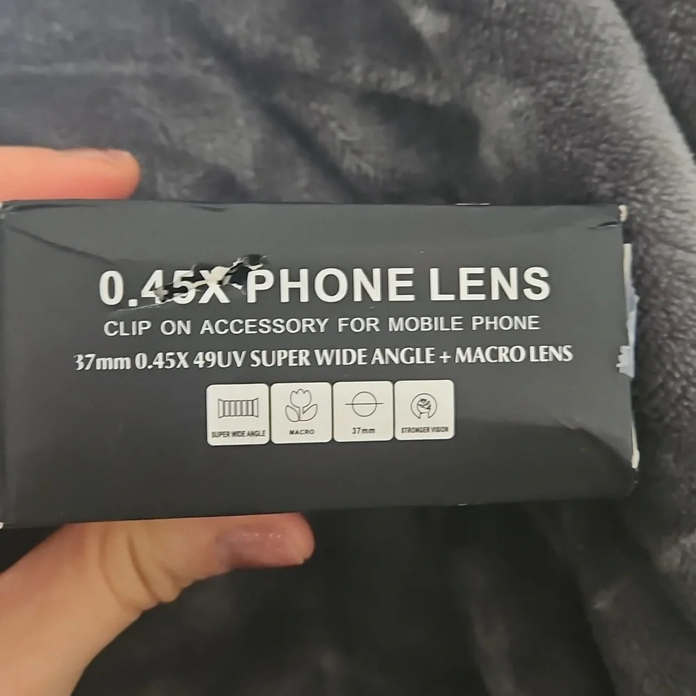 Nib Universal Black Clip-On Super Wide Angle Lens